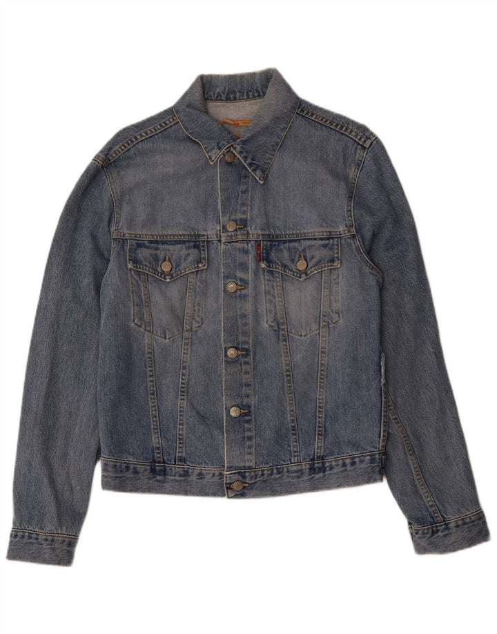 LEVI'S Chaqueta vaquera para hombre UK 38 Algodón azul medio