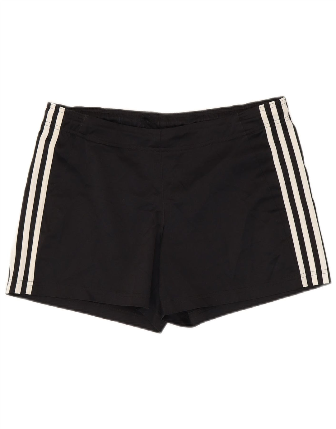 Adidas - Pantalones cortos deportivos para mujer, talla 40, poliéster negro grande