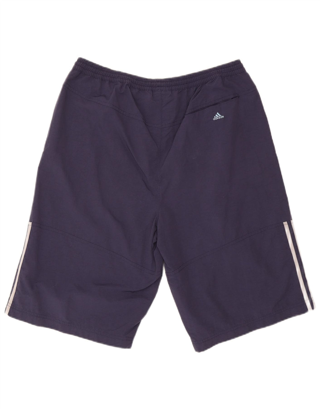 Pantalones cortos deportivos ADIDAS para hombre grande poliéster azul marino