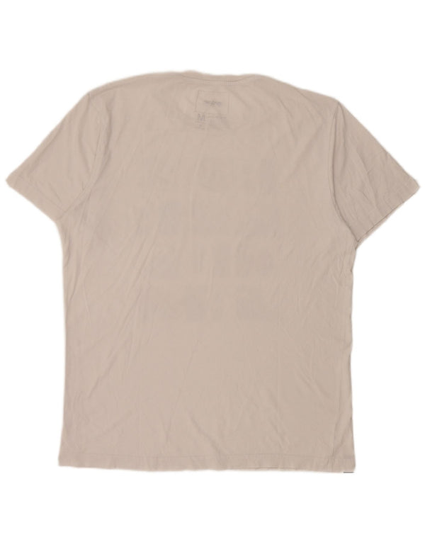 Rip Curl Hombre Camiseta Gráfica Top Medio Blanco