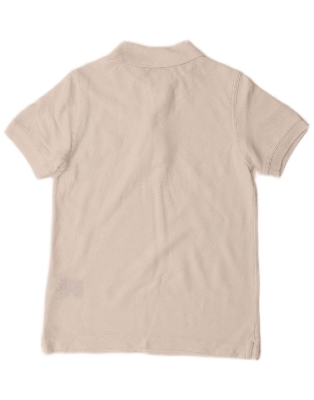 Benetton Polo para Niño 7-8 Años Mediano Blanco Algodón