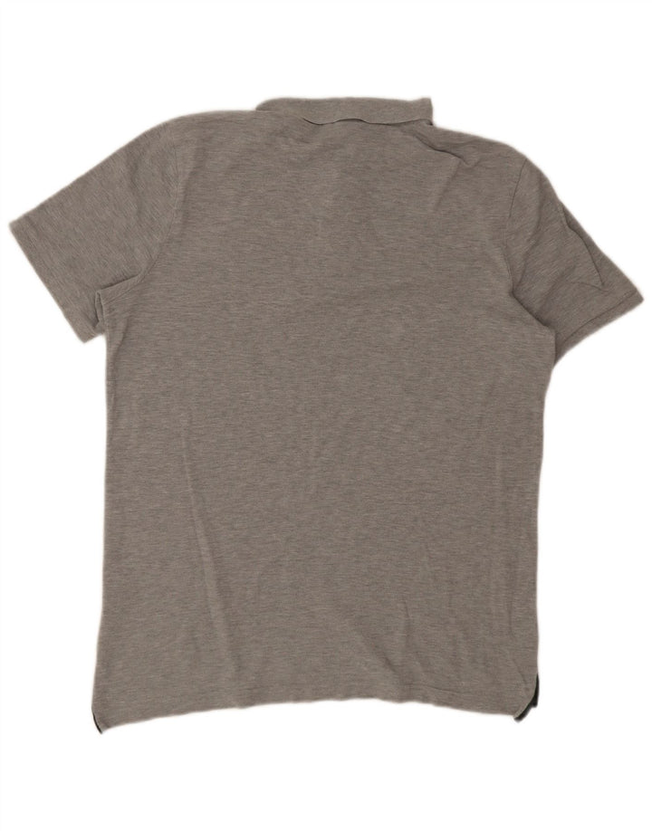 Nike Polo para hombre de algodón moteado gris grande