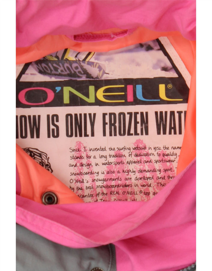 O'Neill Chaqueta de esquí Anorak estampada para hombre UK 44 2XL Bloque de color multicolor