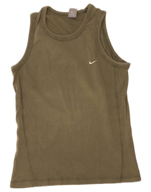 Nike - Camiseta sin mangas para hombre, talla 42/44, color caqui