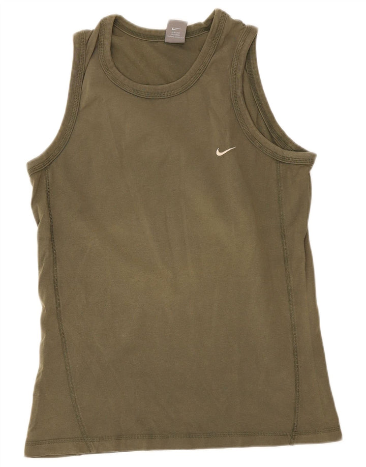 Nike - Camiseta sin mangas para hombre, talla 42/44, color caqui