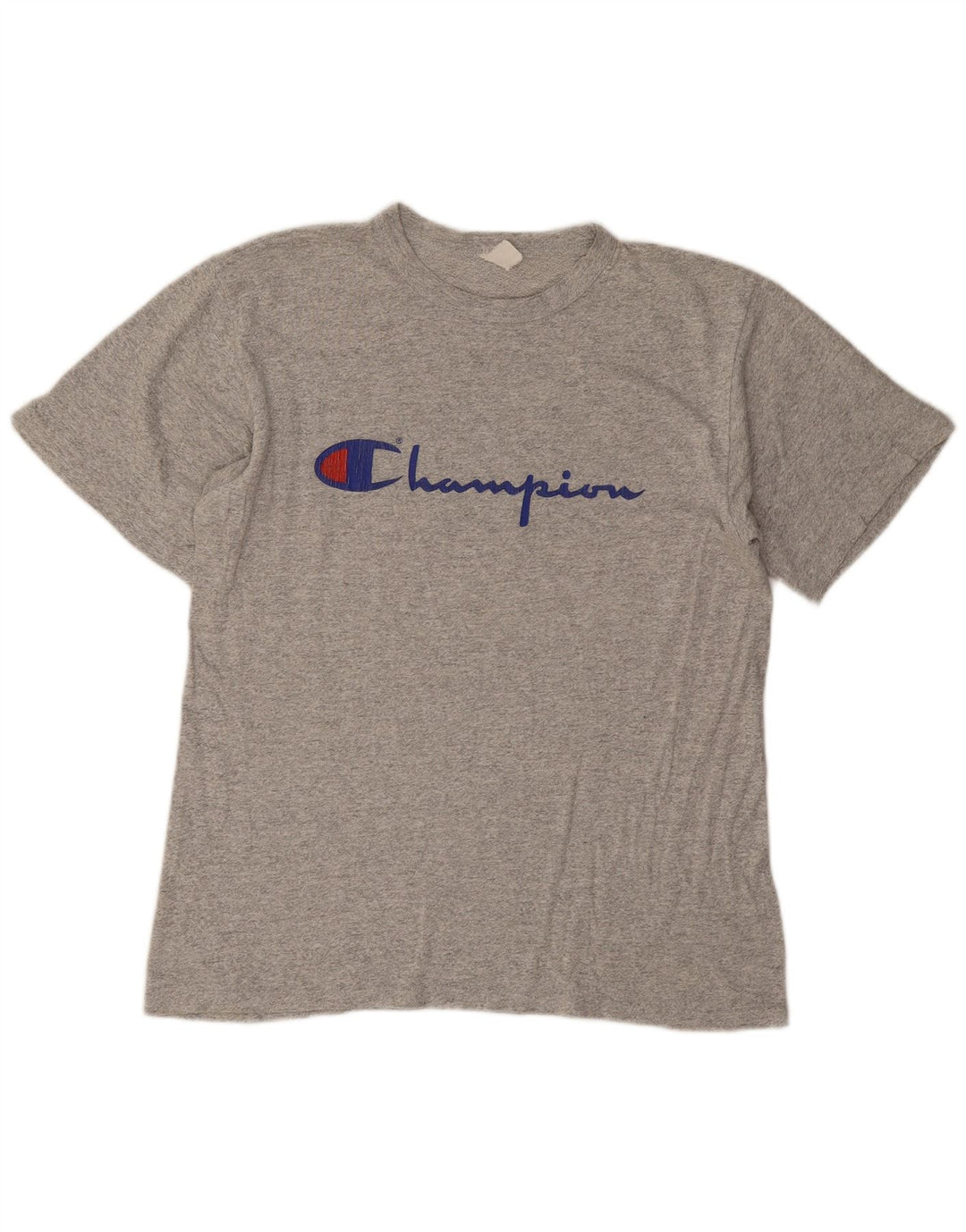 Champion Camiseta gráfica para hombre Top grande gris moteado