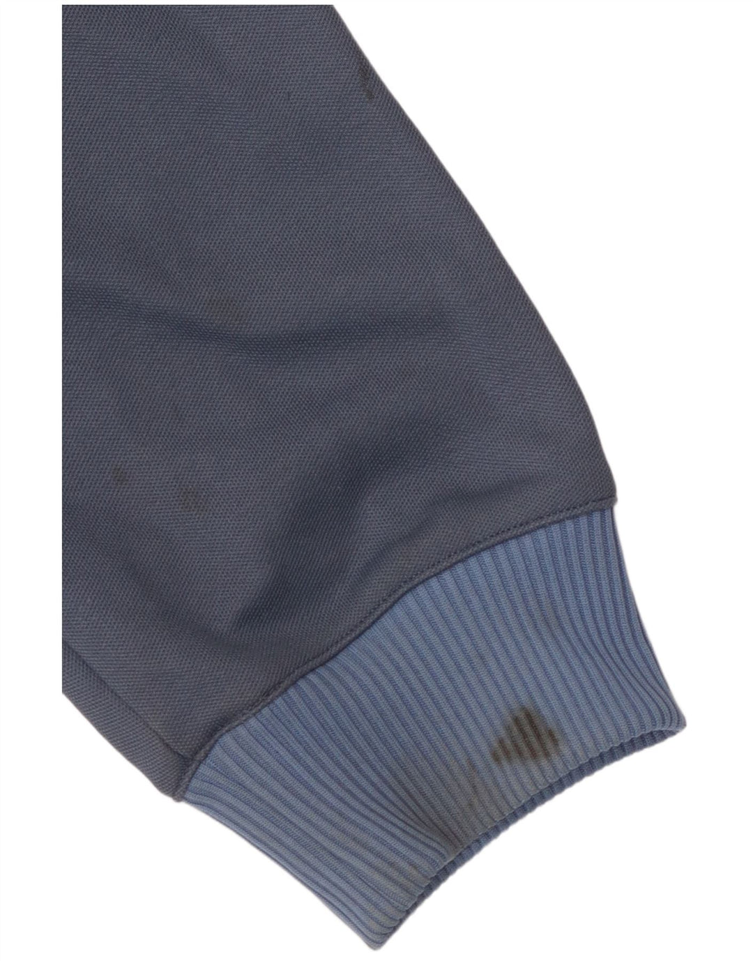 Adidas Mens Chándal Top Chaqueta Grande Azul Marino Rayas Algodón