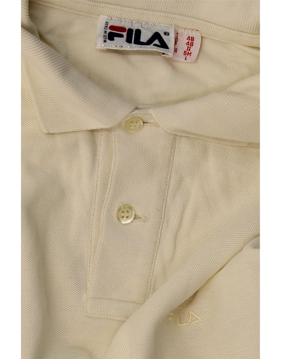 FILA Polo para hombre IT 48 Beige medio