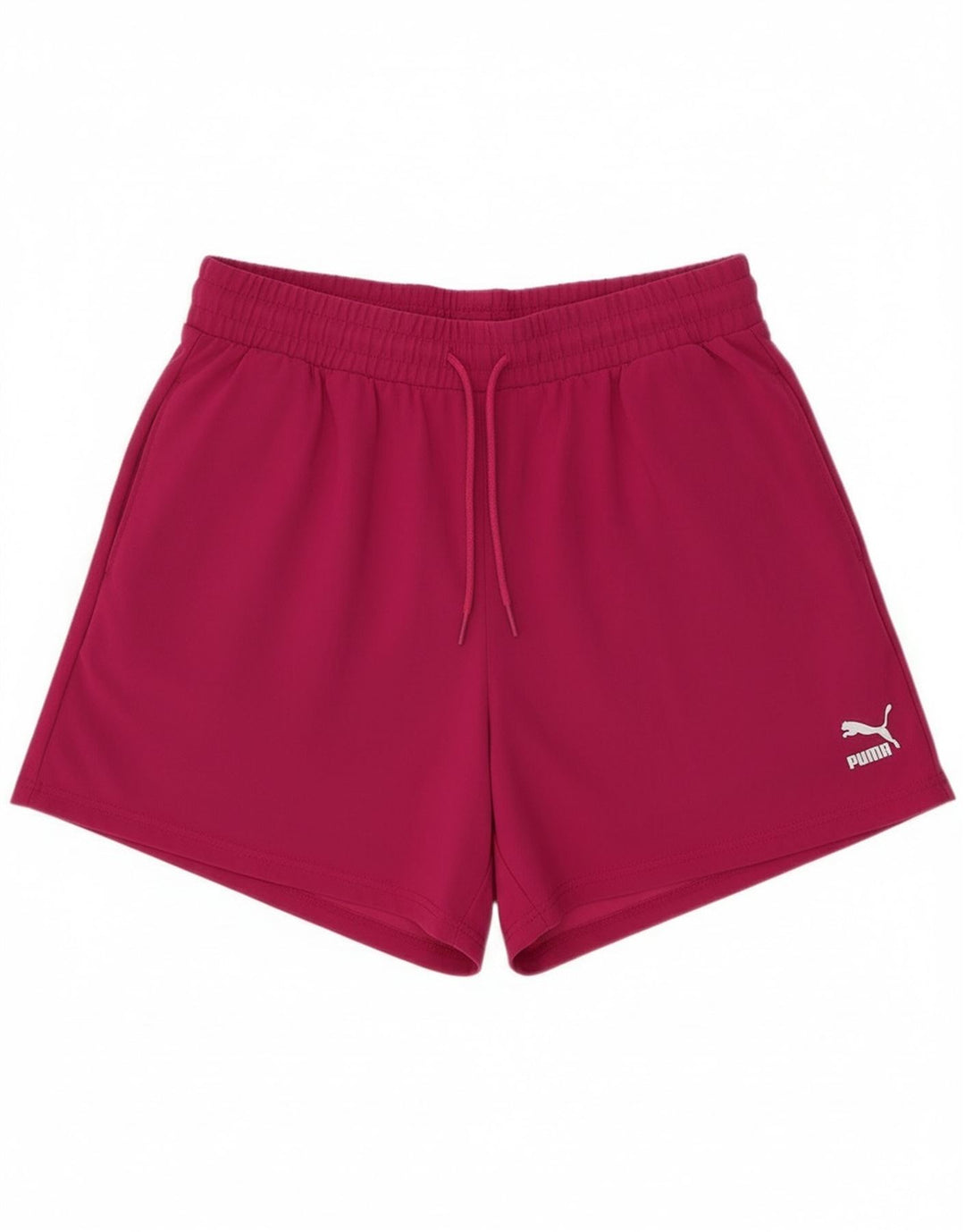 Puma - Pantalones cortos deportivos para mujer, talla 40, nailon rosa mediano
