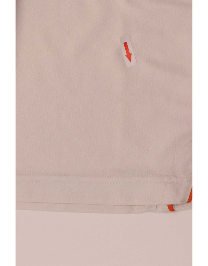 Polo Lotto Hombre Grande Blanco Colorblock Poliéster