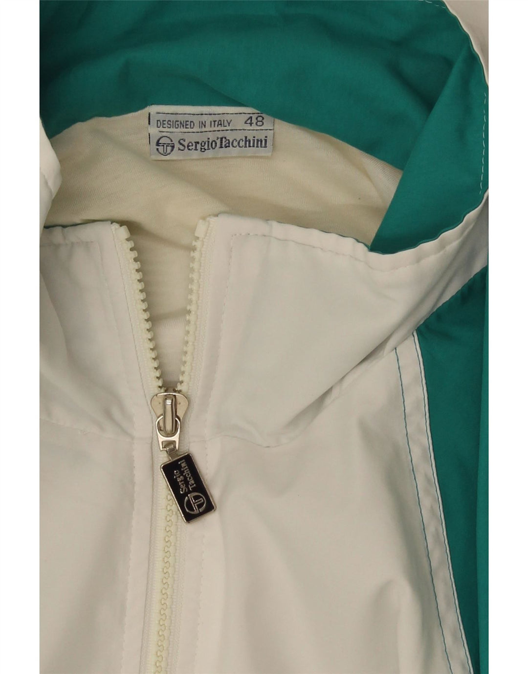 Sergio Tacchini Chándal completo con gráfico para hombre IT 48 Small Green Colourblock