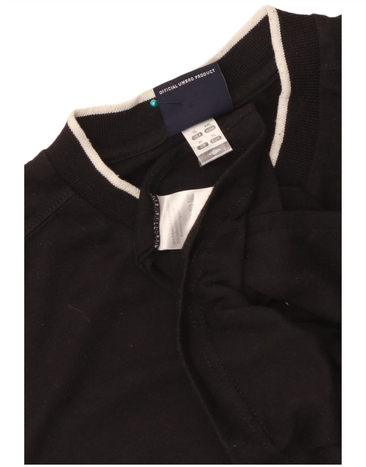 Umbro Hombre Chaleco Top XL Negro Poliéster Deportes