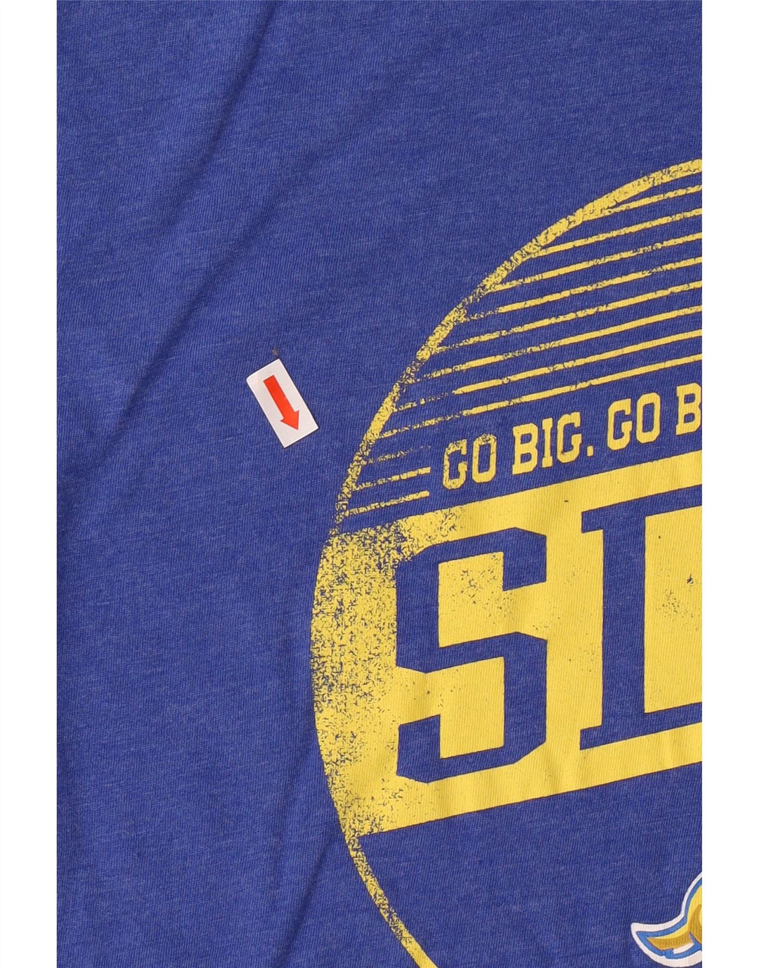 Russell Athletic Camiseta gráfica para hombre Top Algodón azul medio