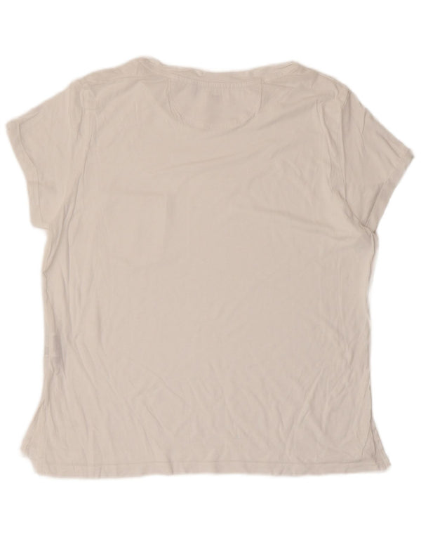 G-STAR Camiseta para mujer Top UK 44 Medium White Viscosa