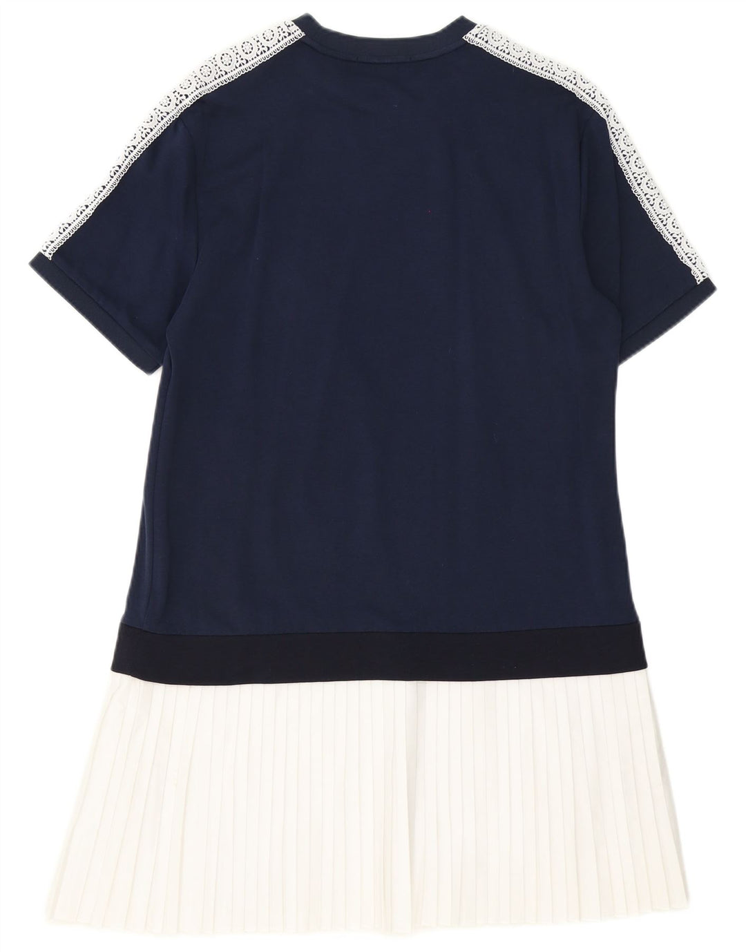 Fred Perry Vestido básico para mujer UK 44 Grande Azul marino Colorblock Algodón