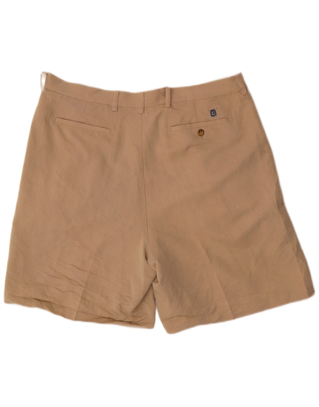 Chaps Pantalones cortos chinos para hombre W40 XL Rayón beige