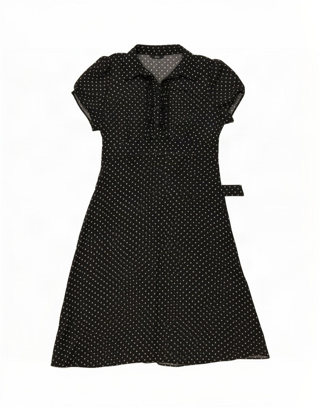Marks & Spencer Vestido transparente para mujer, talla 44, talla mediana, color negro