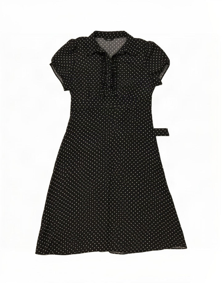 Marks & Spencer Vestido transparente para mujer, talla 44, talla mediana, color negro