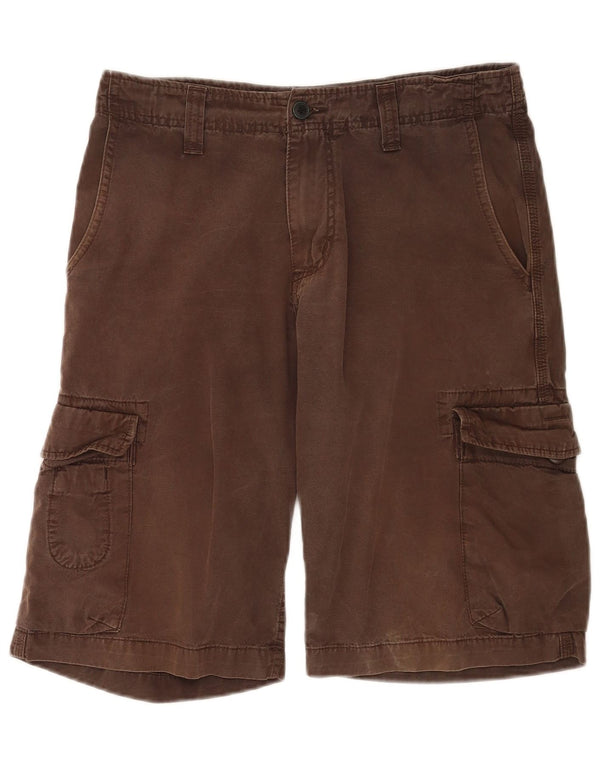 Pantalones Cortos Bermudas Cargo para Hombre Carhartt Talla W30 Mediano Marrón Algodón