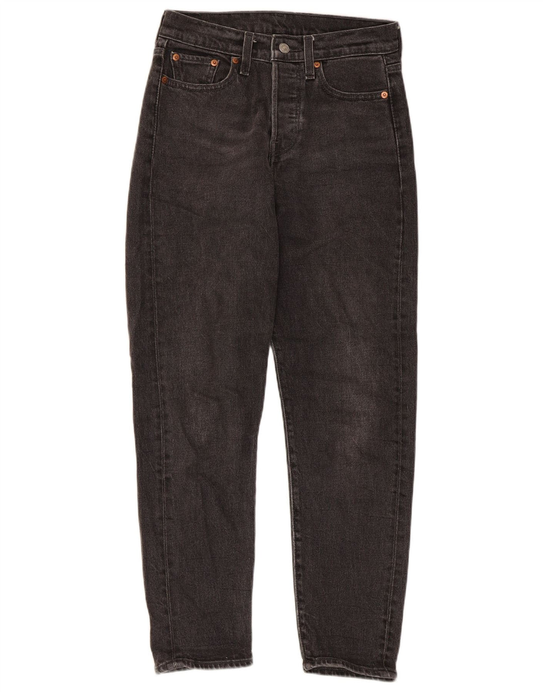 Vaqueros Levi's Mujer Tapered W26 L27 Algodón Negro