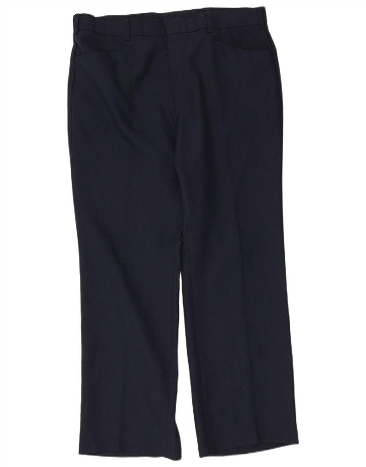 LEVI'S Pantalones casuales rectos Action Slacks para hombre W38 L30 Azul marino
