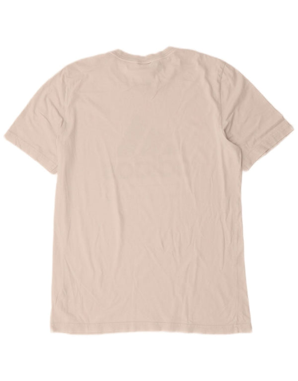 Adidas - Camiseta gráfica para hombre, talla mediana, algodón blanco