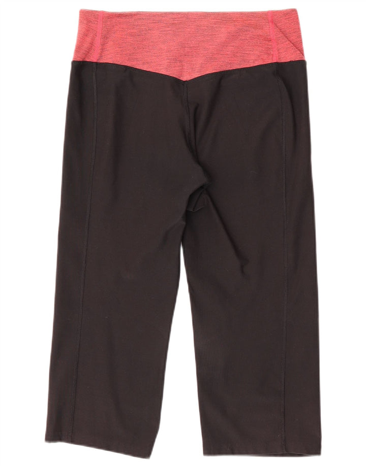 Nike Leggings capri Dri Fit para mujer UK 44 Mediano Negro Colorblock
