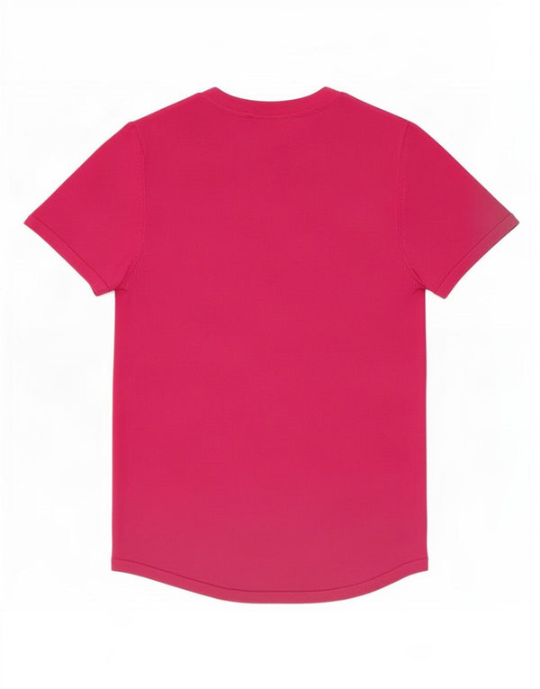 Zara Camiseta Mujer Top UK 8 Small Viscosa Rosa