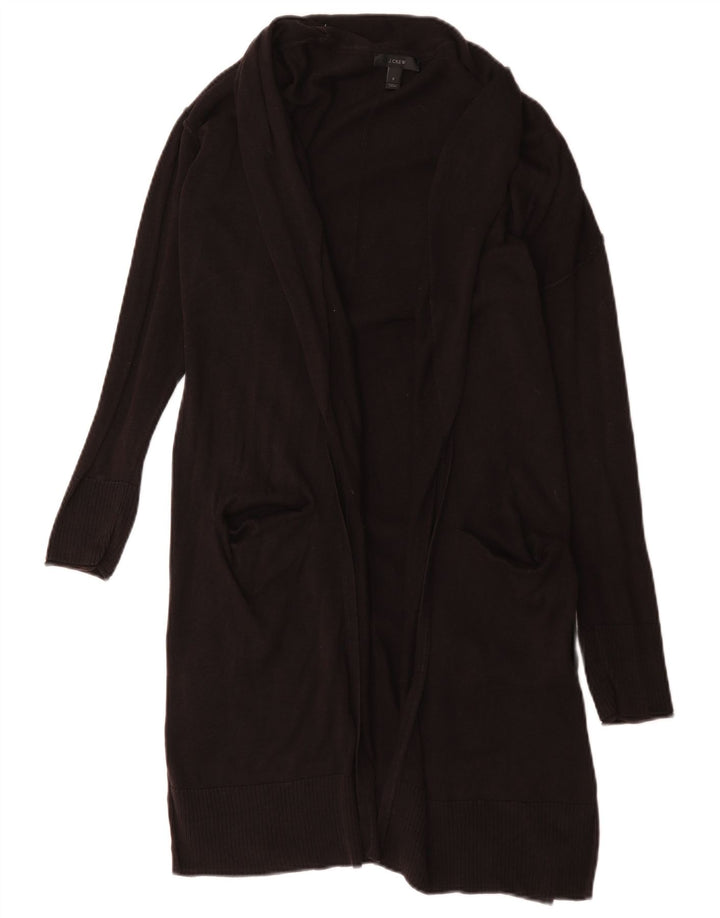 J. Crew Suéter tipo cárdigan extragrande largo para mujer UK 10 Small Black