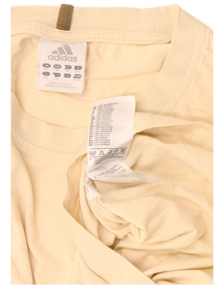 Camiseta Adidas Hombre Top 2XL Beige