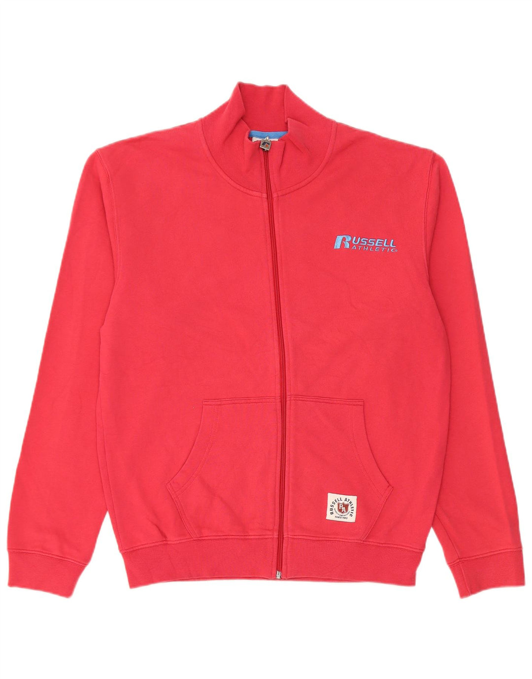 Russell Athletic - Chaqueta de chándal para hombre, talla pequeña, algodón rojo