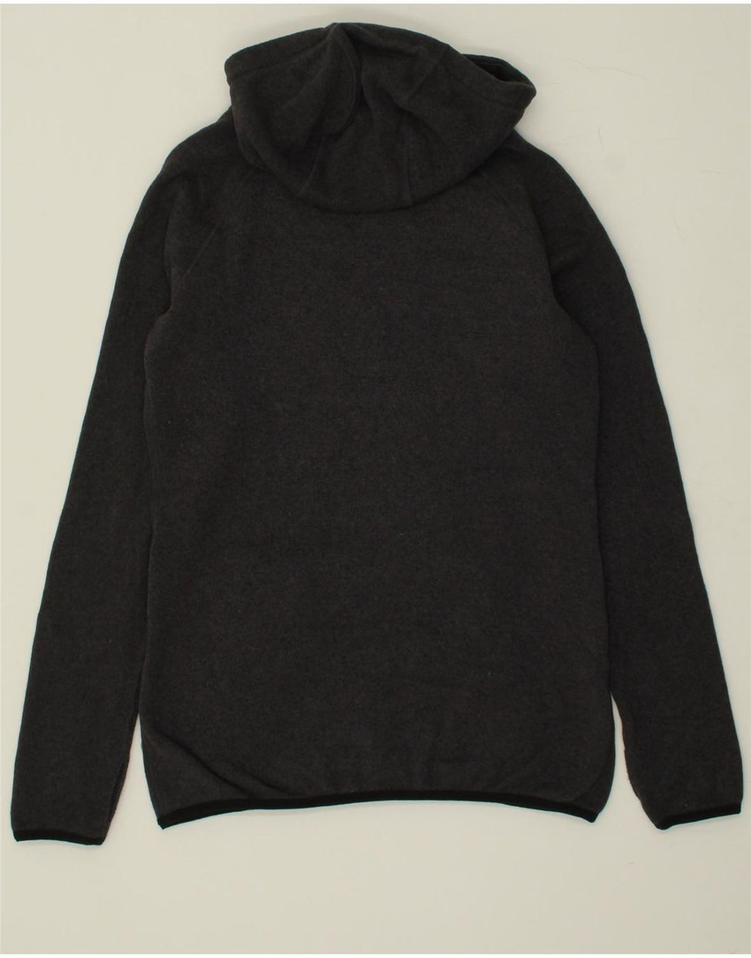 NIKE Womens Therma-Fit Hoodie Jumper UK 14 Medium Grey Polyester Vintage Nike and Second-Hand Nike from Messina Hembry 