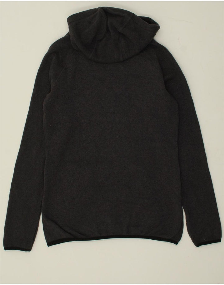 NIKE Womens Therma-Fit Hoodie Jumper UK 14 Medium Grey Polyester Vintage Nike and Second-Hand Nike from Messina Hembry 
