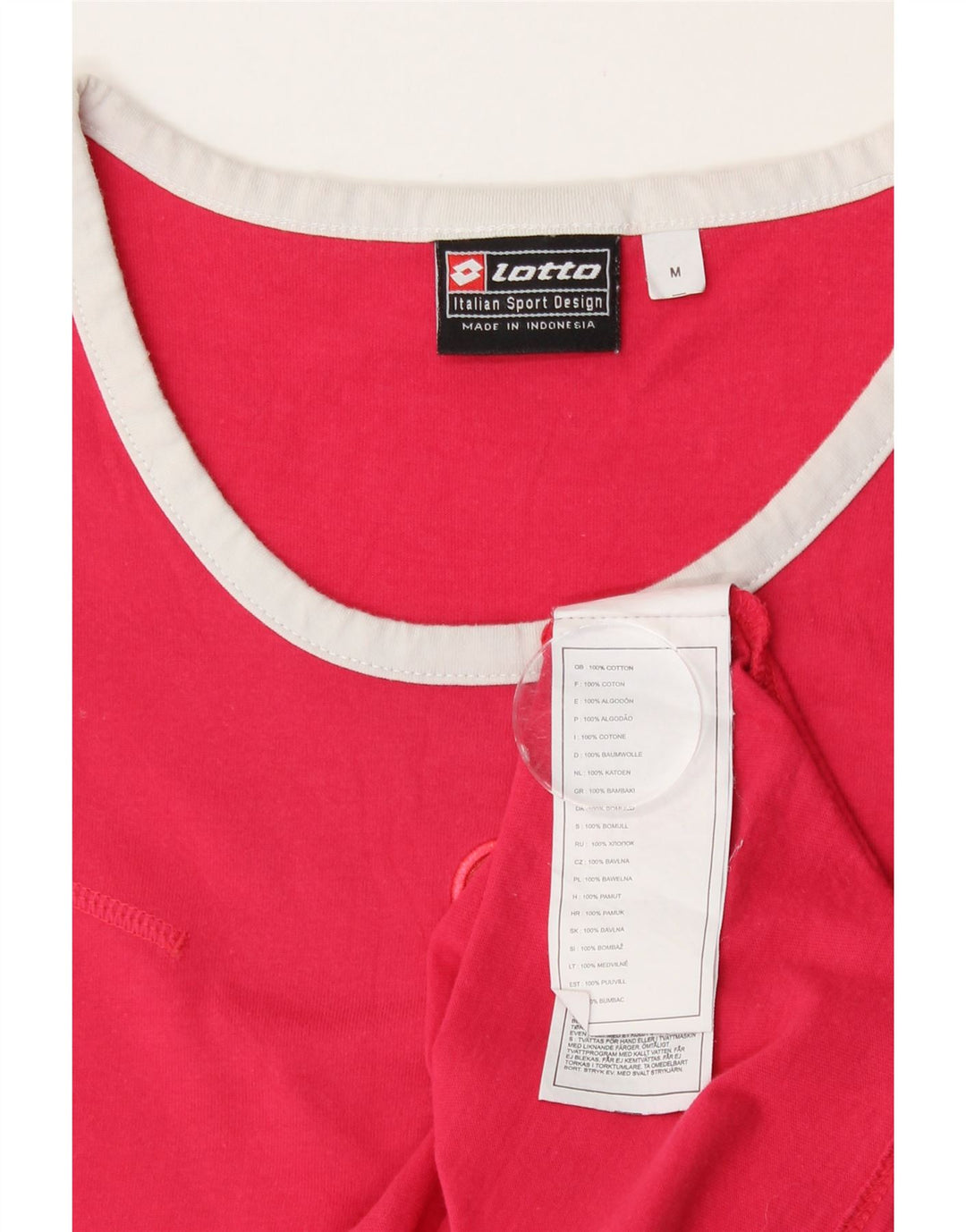 Lotto Top sin mangas para mujer UK 42 Algodón rosa medio