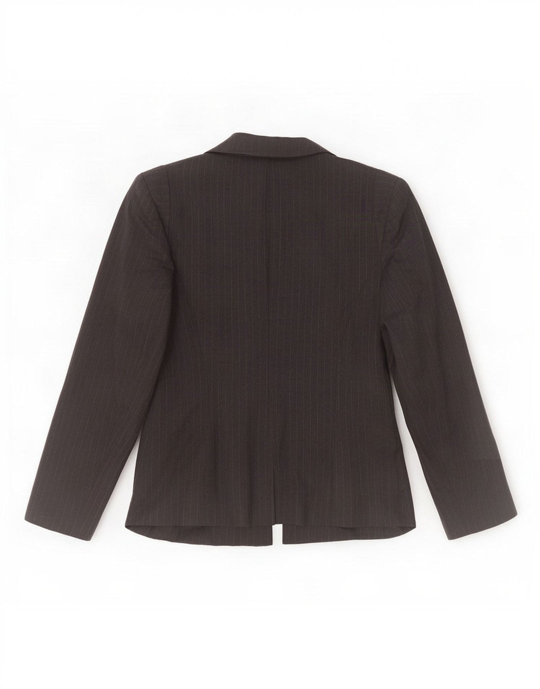 Phase Eight Chaqueta tipo blazer con 1 botón para hombre, talla 40, color gris medio, a rayas