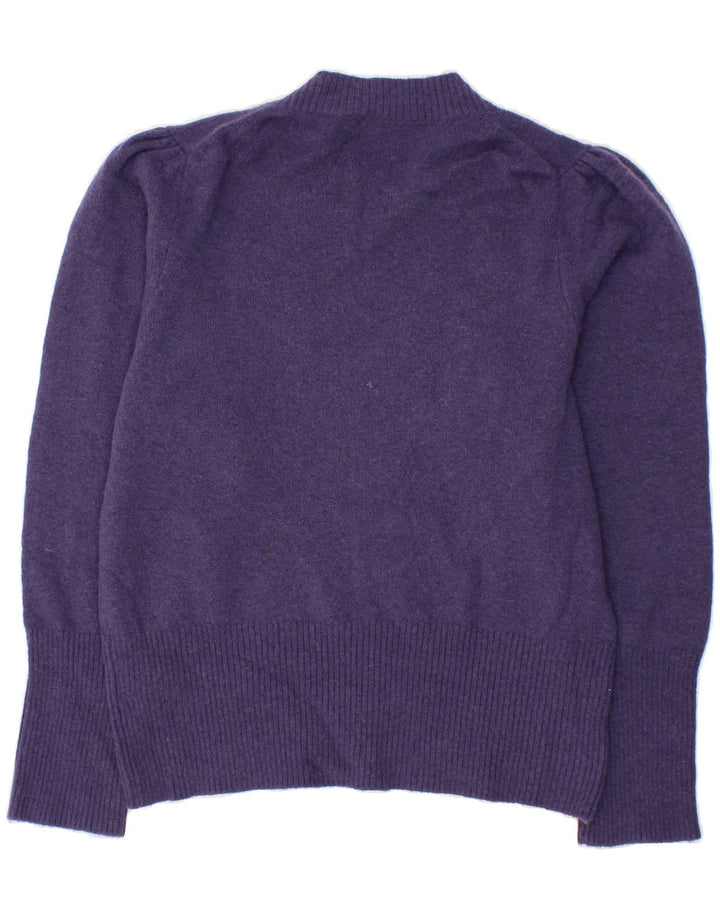J. CREW Womens Crew Neck Jumper Sweater UK 16 Large Purple Polyamide Vintage J. Crew and Second-Hand J. Crew from Messina Hembry 