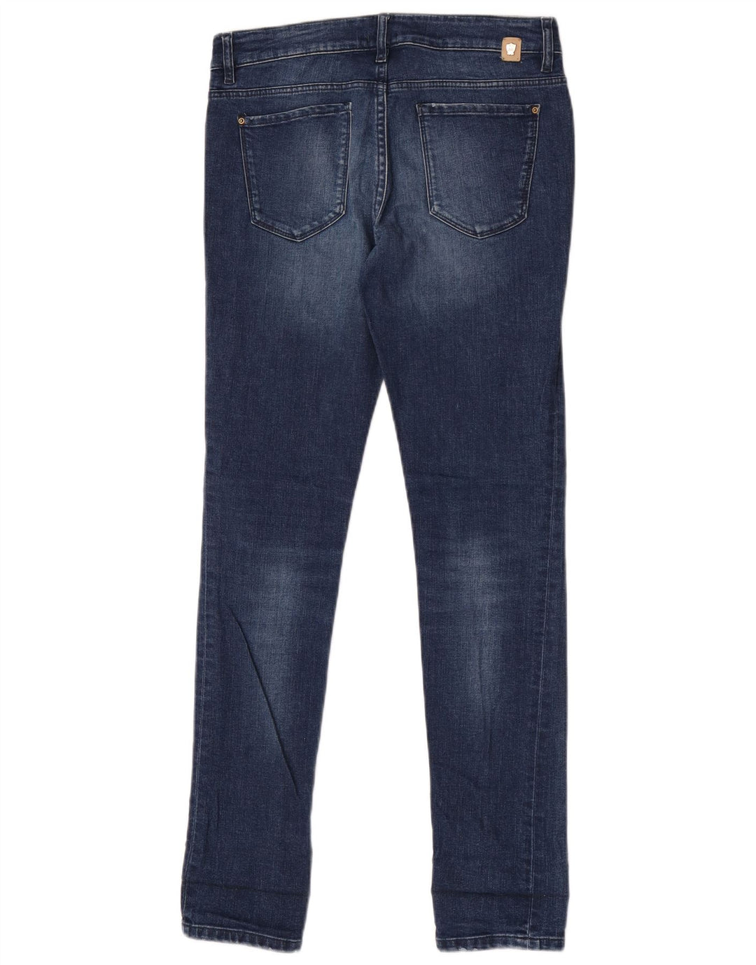 Massimo Dutti Vaqueros Slim Mujer EU 36 XS W26 L30 Azul