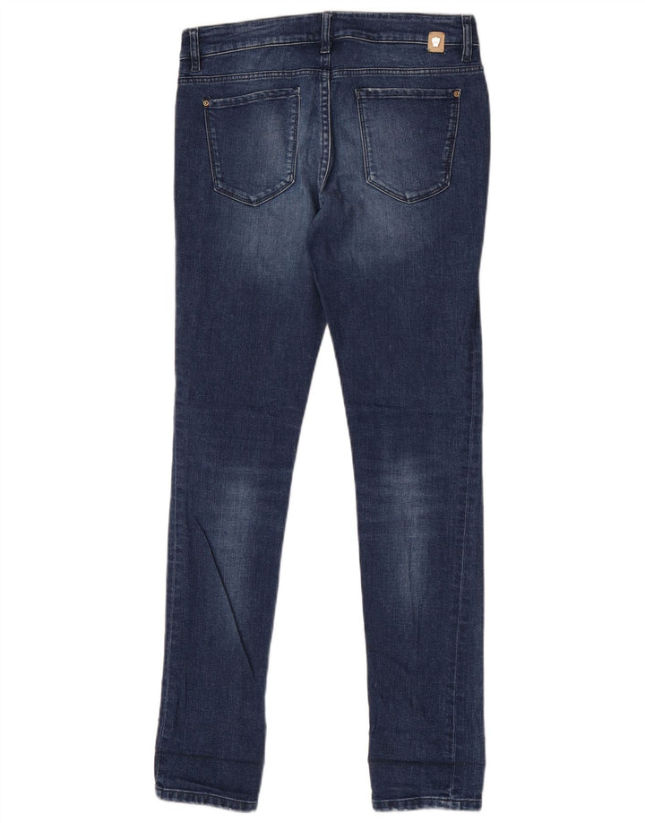 Massimo Dutti Vaqueros Slim Mujer EU 36 XS W26 L30 Azul