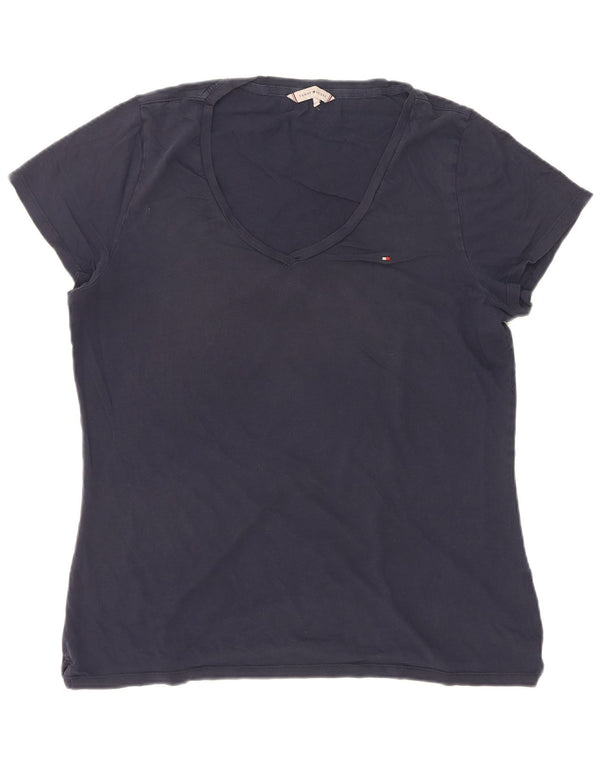Tommy Hilfiger Camiseta para mujer Top UK 20 2XL Azul marino