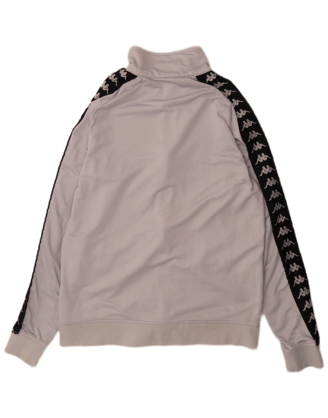Kappa Chaqueta superior de chándal con gráfico para mujer UK 46 Large Grey Colourblock