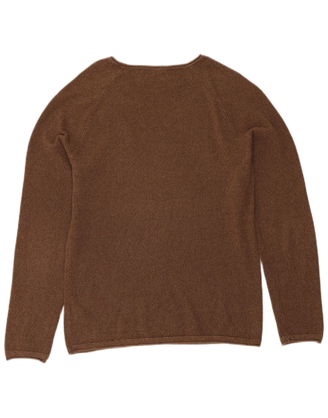 Jersey Jack & Jones Hombre con Cuello Barco de Algodón Marrón Medio