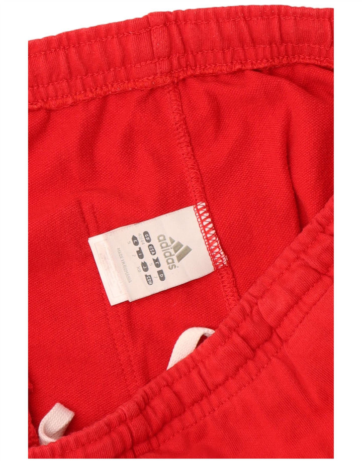 ADIDAS Pantalones de chándal para hombre UK 42/44 Grande Rojo Algodón