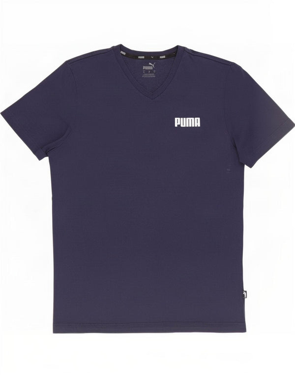 Camiseta Puma Hombre Top Small Azul Marino Algodón