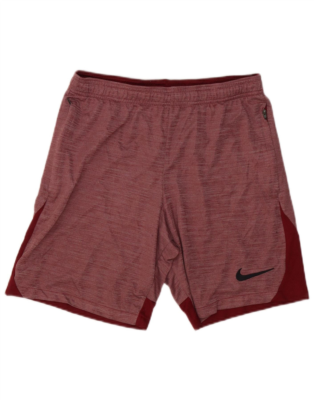 NIKE Pantalones cortos deportivos Dri Fit Slim Fit para hombre en color burdeos medio