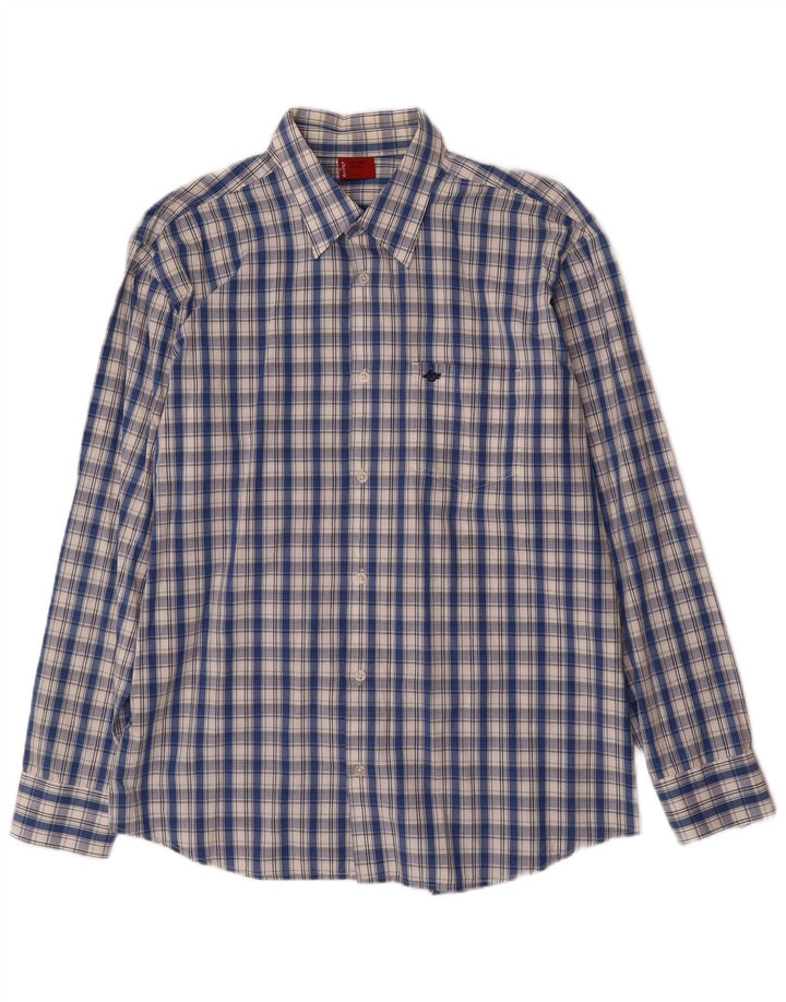 Camisa Levi's para hombre con cuadros azules grandes