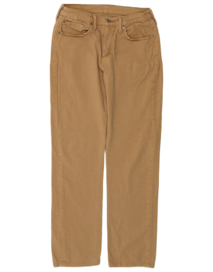 LEVI'S Mens 514 Pantalones Casuales Rectos W32 L31 Algodón Beige