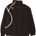 Puma Hombre Chándal Top Chaqueta Pequeña Negro Colorblock Poliéster