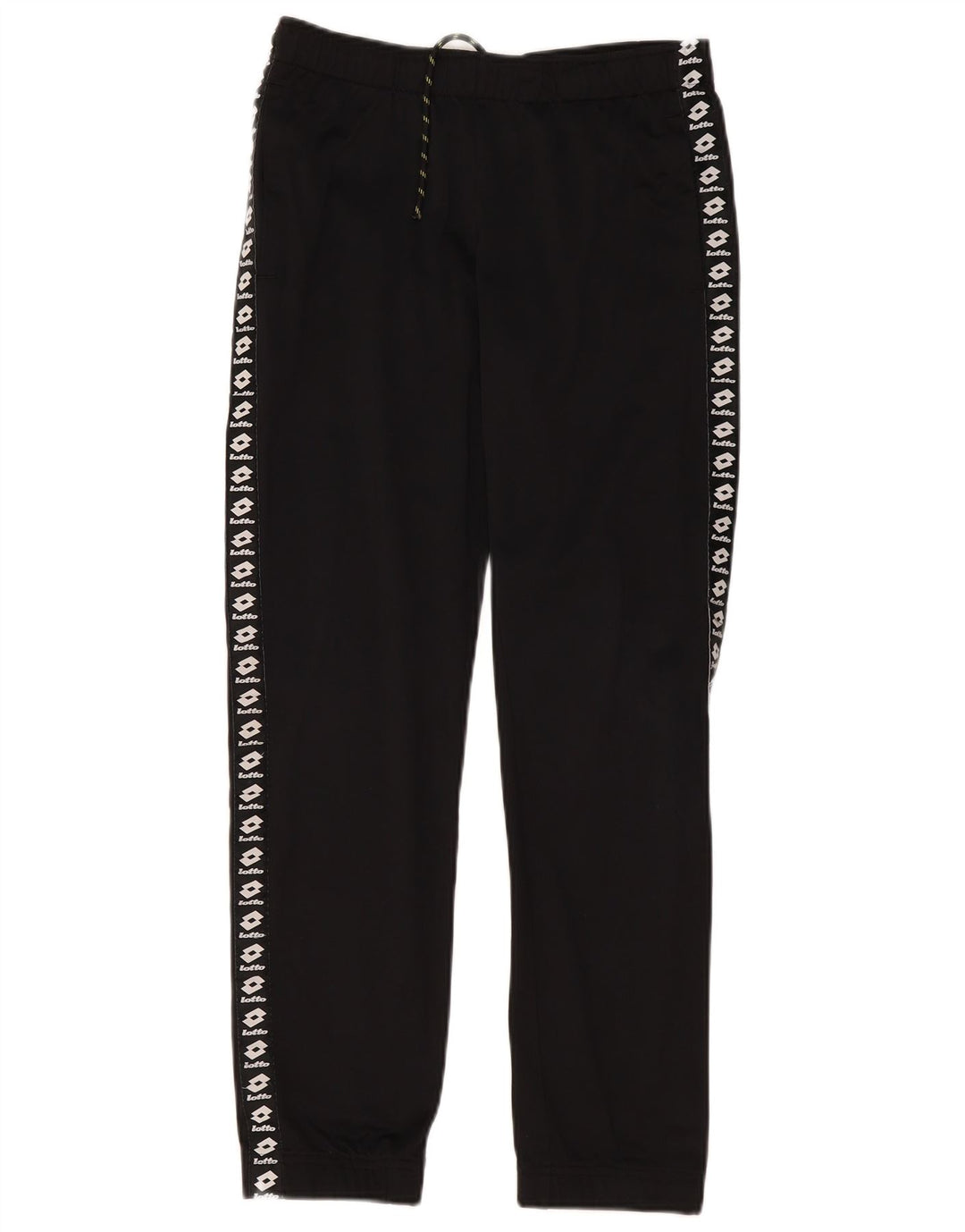 Lotto Pantalones De Chándal Gráficos Para Mujer UK 44 Grande Poliéster Negro