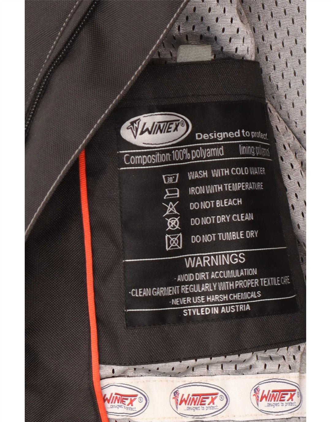 Wintex Chaqueta para hombre Motorstyle Graphic Racer UK 38 Medium Black Colourblock