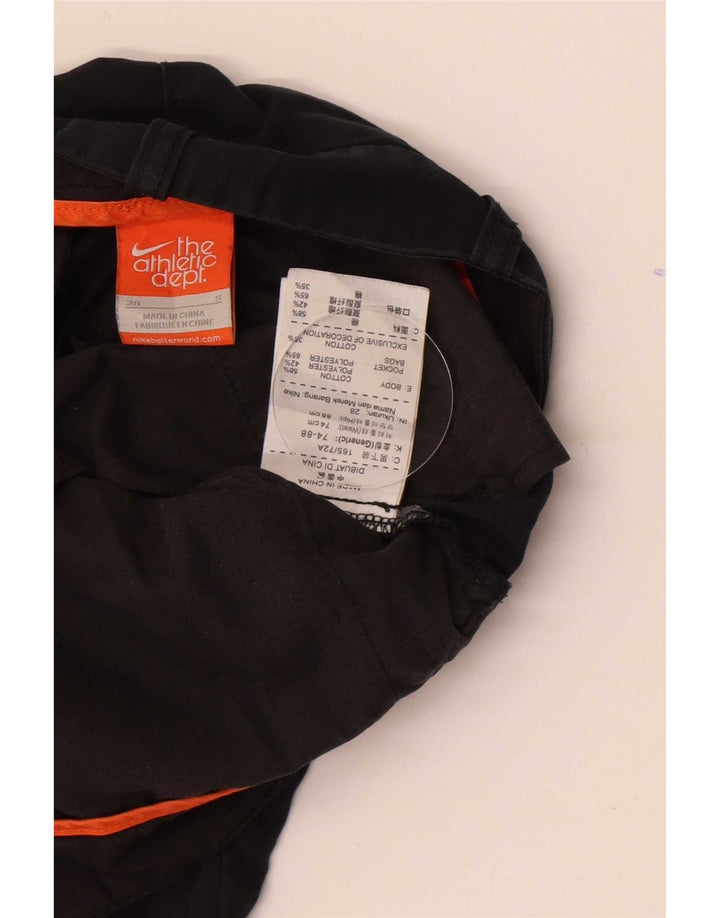 Nike - Pantalones cortos chinos para hombre, talla pequeña, W28, algodón negro